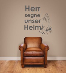 Herr segne... als Wandtattoo