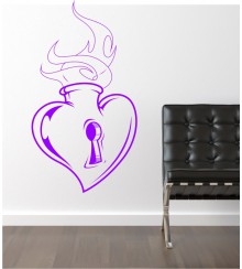 Herz 3 als Wandtattoo