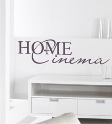 Home Cinema als Wandtattoo