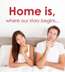 Home is where our... als Wandtattoo 