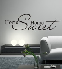 Home Sweet Home als Wandtattoo