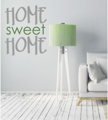 Home sweet 2-farbig.. als Wandtattoo