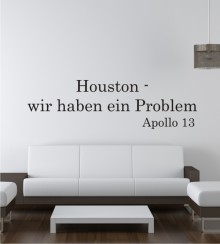 Houston, wir haben ein Problem als Wandtattoo