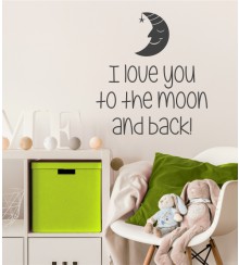 I Love you... als Wandtattoo
