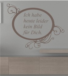 Ich habe heute... als Wandtattoo