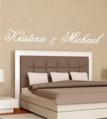 Deine Namen als Wandtattoo