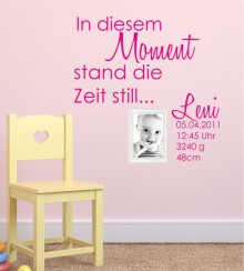 In diesem Moment... als Wandtattoo