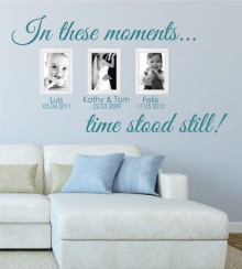 In these moments.. als Wandtattoo