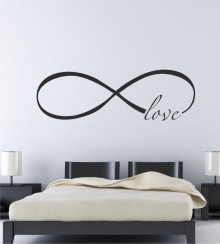 Infinity Love als Wandtattoo