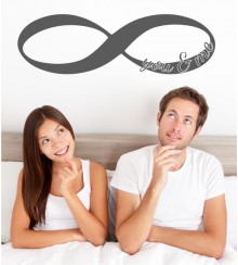 Infinity you & me als Wandtattoo