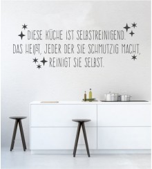 Küche ist selbstreinigend