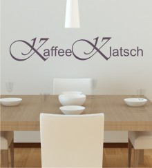 Kaffee Klatsch als Wandtattoo