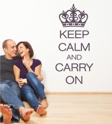 Keep calm... als Wandtattoo