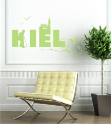 Kiel als Schriftzug als Wandtattoo