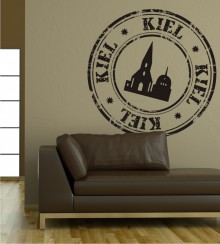 Stempel von Kiel als Wandtattoo 