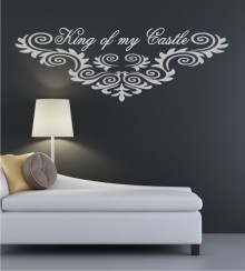 King of my Castle als Wandtattoo