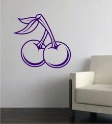 Kirschen als Wandtattoo