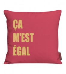 Kissen Ça m'est égal in fett