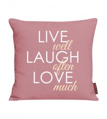 Kissen Live Laugh Love