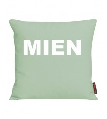 Kissen mit dem Aufdruck MIEN
