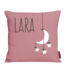 Kissen Mond, Sterne und Name