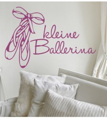 Kleine Ballerina als Wandtattoo
