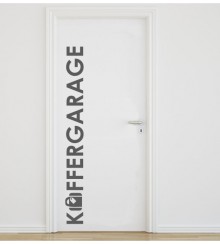 Koffergarage als Wandtattoo 