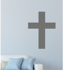 religiöses Kreuz als Wandtattoo