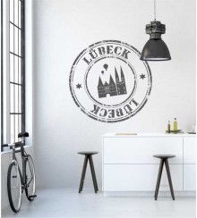 Stempel von Lübeck als Wandtattoo