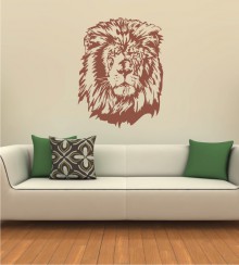 Löwenkopf 2 als Wandtattoo 