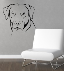 Labrador als Wandtattoo
