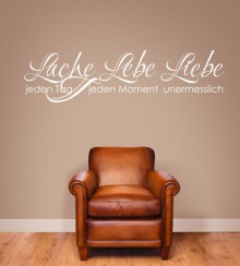 Lache jeden 2.. als Wandtattoo