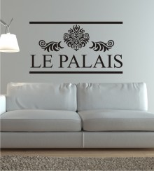 Le Palais als Wandtattoo