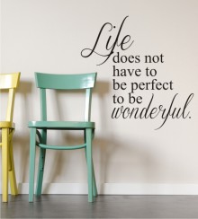 Life does not... als Wandtattoo