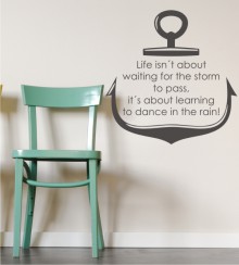 Life is´n´t about... als Wandtattoo