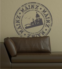 Stempel von Mainz als Wandtattoo 