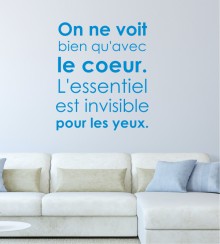 On ne voit.. als Wandtattoo