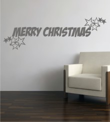 Merry Christmas als Wandtattoo