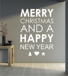 Merry Christmas 1 als Wandtattoo