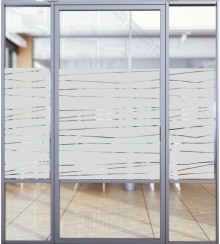 Milchglasfolie Wellen