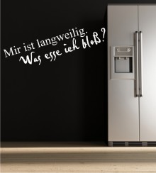 Mir ist langweilig... als Wandtattoo