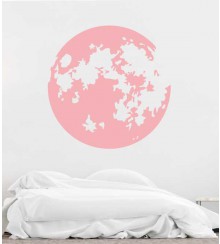 Mond als Wandtattoo 