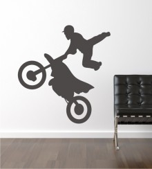 Motocross als Wandtattoo