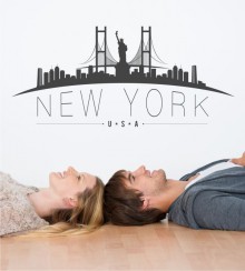 New York Skyline als Wandtattoo