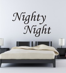 Nighty Night als Wandtattoo