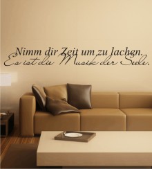 Nimm dir Zeit... als Wandtattoo