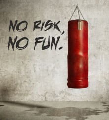 no risk, no fun als Wandtattoo