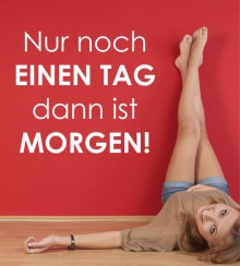 Nur noch ein.. als Wandtattoo