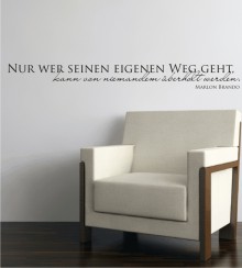 Nur wer... als Wandtattoo