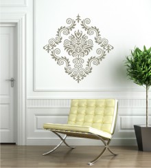 Vintage Ornament als Wandtattoo